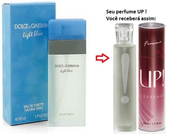 Perfume UP! 14- D&G Ligth Blue 50ml.